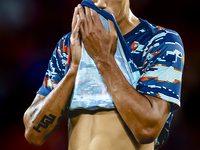 Netherlands midfielder Tijani Reijnders plays during the match between the Netherlands and Bosnia and Herzegovina at the Philips Stadium for...