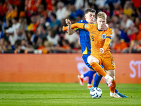 Netherlands midfielder Jerdy Schouten plays during the match between the Netherlands and Bosnia and Herzegovina at the Philips Stadium for t...