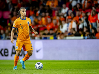 Netherlands defender Nathan Ake plays during the match between the Netherlands and Bosnia and Herzegovina at the Philips Stadium for the UEF...