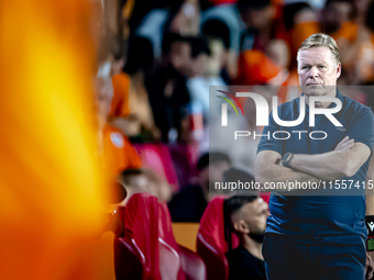 Netherlands trainer Ronald Koeman during the match between the Netherlands and Bosnia and Herzegovina at the Philips Stadium for the UEFA Na...