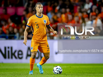 Netherlands defender Nathan Ake plays during the match between the Netherlands and Bosnia and Herzegovina at the Philips Stadium for the UEF...