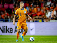 Netherlands defender Nathan Ake plays during the match between the Netherlands and Bosnia and Herzegovina at the Philips Stadium for the UEF...