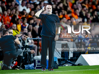 Bosnia and Herzegovina trainer Sergej Barbarez is present during the match between the Netherlands and Bosnia and Herzegovina at the Philips...