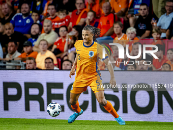 Netherlands defender Nathan Ake plays during the match between the Netherlands and Bosnia and Herzegovina at the Philips Stadium for the UEF...