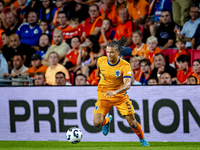 Netherlands defender Nathan Ake plays during the match between the Netherlands and Bosnia and Herzegovina at the Philips Stadium for the UEF...