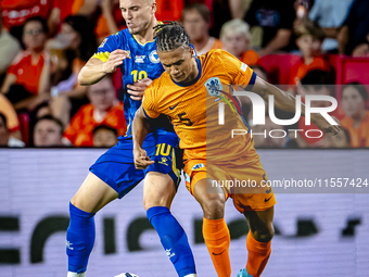 During the match between the Netherlands and Bosnia and Herzegovina at the Philips Stadium for the UEFA Nations League, League A, Group A3,...