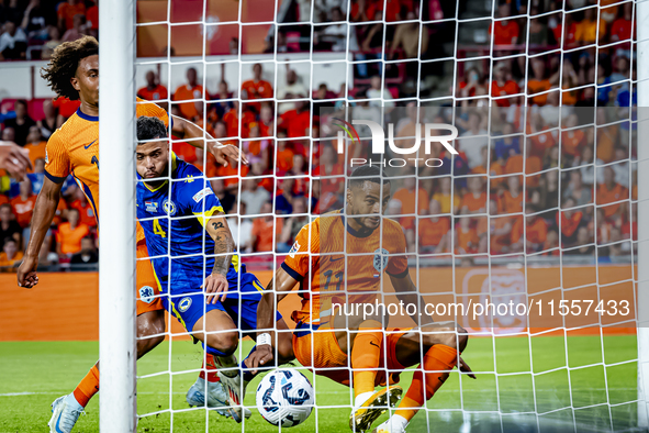 During the match between the Netherlands and Bosnia and Herzegovina at the Philips Stadium for the UEFA Nations League, League A, Group A3,...