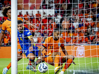 During the match between the Netherlands and Bosnia and Herzegovina at the Philips Stadium for the UEFA Nations League, League A, Group A3,...