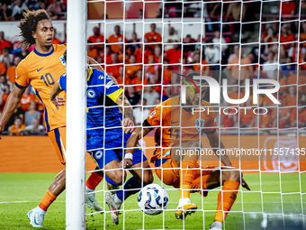 During the match between the Netherlands and Bosnia and Herzegovina at the Philips Stadium for the UEFA Nations League, League A, Group A3,...