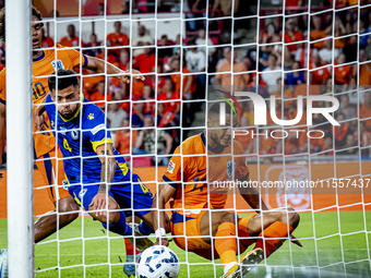 During the match between the Netherlands and Bosnia and Herzegovina at the Philips Stadium for the UEFA Nations League, League A, Group A3,...