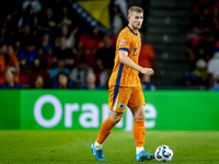 Netherlands defender Matthijs de Ligt plays during the match between the Netherlands and Bosnia and Herzegovina at the Philips Stadium for t...