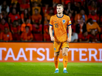 Netherlands defender Matthijs de Ligt plays during the match between the Netherlands and Bosnia and Herzegovina at the Philips Stadium for t...