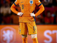 Netherlands midfielder Jerdy Schouten plays during the match between the Netherlands and Bosnia and Herzegovina at the Philips Stadium for t...