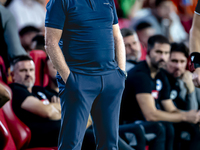 Netherlands trainer Ronald Koeman during the match between the Netherlands and Bosnia and Herzegovina at the Philips Stadium for the UEFA Na...