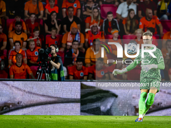 Netherlands goalkeeper Bart Verbruggen during the match between the Netherlands and Bosnia and Herzegovina at the Philips Stadium for the UE...