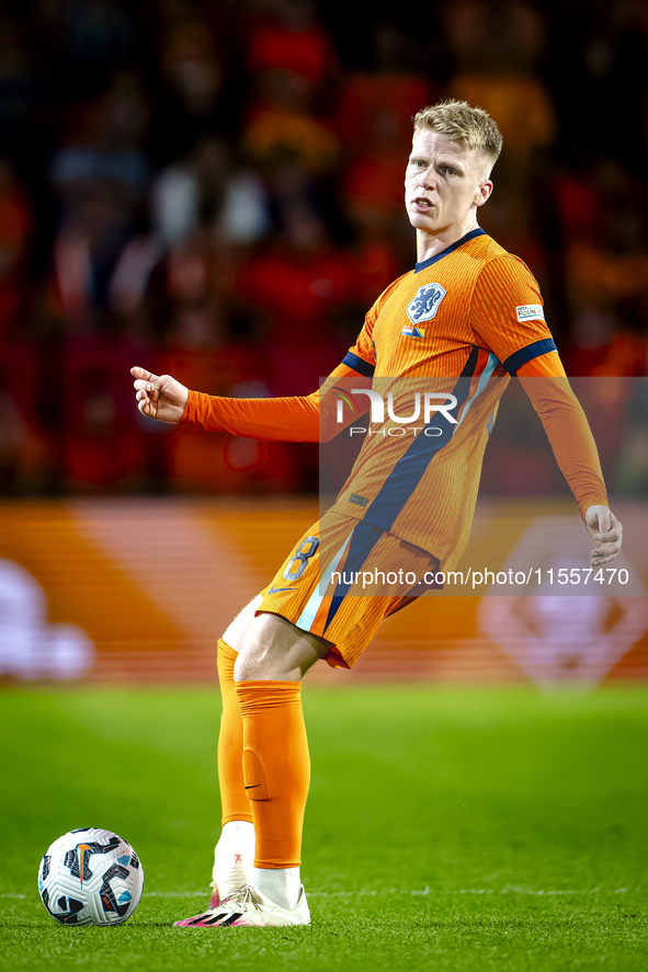 Netherlands midfielder Jerdy Schouten plays during the match between the Netherlands and Bosnia and Herzegovina at the Philips Stadium for t...