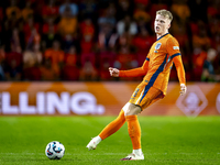 Netherlands midfielder Jerdy Schouten plays during the match between the Netherlands and Bosnia and Herzegovina at the Philips Stadium for t...