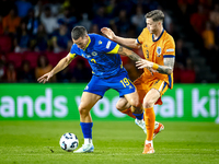 Bosnia and Herzegovina defender Dario Saric and Netherlands forward Wout Weghorst during the match between the Netherlands and Bosnia and He...