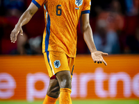 Netherlands midfielder Ryan Gravenberch plays during the match between the Netherlands and Bosnia and Herzegovina at the Philips Stadium for...