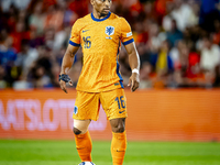 Netherlands midfielder Quinten Timber plays during the match between the Netherlands and Bosnia and Herzegovina at the Philips Stadium for t...