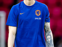 Netherlands forward Wout Weghorst plays during the match between the Netherlands and Bosnia and Herzegovina at the Philips Stadium for the U...