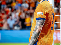 Netherlands forward Wout Weghorst plays during the match between the Netherlands and Bosnia and Herzegovina at the Philips Stadium for the U...