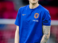 Netherlands forward Wout Weghorst plays during the match between the Netherlands and Bosnia and Herzegovina at the Philips Stadium for the U...