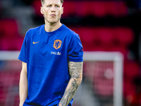 Netherlands forward Wout Weghorst plays during the match between the Netherlands and Bosnia and Herzegovina at the Philips Stadium for the U...