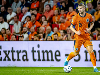 Netherlands defender Matthijs de Ligt plays during the match between the Netherlands and Bosnia and Herzegovina at the Philips Stadium for t...