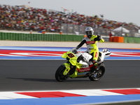 The warm-up session of the San Marino MotoGP Grand Prix takes place at the Misano World Circuit Marco-Simoncelli in Misano Adriatico, Italy,...