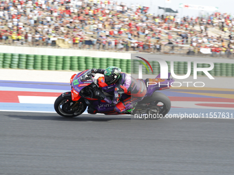 The warm-up session of the San Marino MotoGP Grand Prix takes place at the Misano World Circuit Marco-Simoncelli in Misano Adriatico, Italy,...