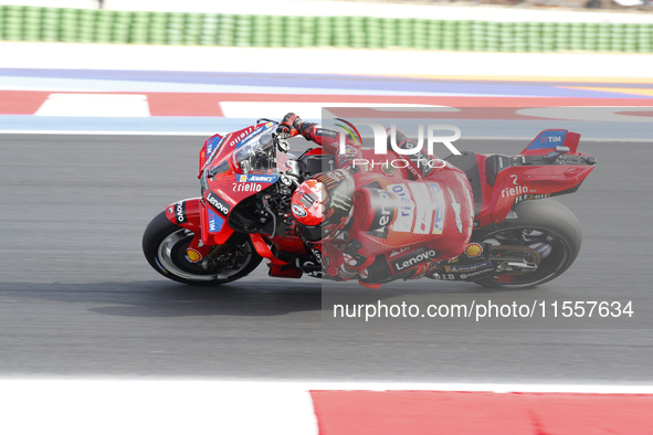 The warm-up session of the San Marino MotoGP Grand Prix takes place at the Misano World Circuit Marco-Simoncelli in Misano Adriatico, Italy,...