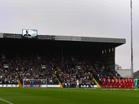 A minute of applause in memory of former Notts County director of football, Sven-Goran Eriksson, takes place during the Sky Bet League 2 mat...