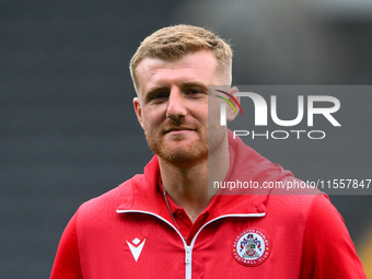 Michael Kelly of Accrington Stanley during the Sky Bet League 2 match between Notts County and Accrington Stanley at Meadow Lane in Nottingh...