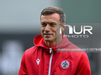 Shaun Whalley of Accrington Stanley during the Sky Bet League 2 match between Notts County and Accrington Stanley at Meadow Lane in Nottingh...