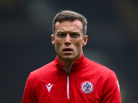 Shaun Whalley of Accrington Stanley during the Sky Bet League 2 match between Notts County and Accrington Stanley at Meadow Lane in Nottingh...