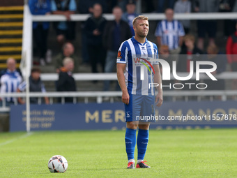 Nicky Featherstone of Hartlepool United is in action during the Vanarama National League match between Hartlepool United and FC Halifax Town...