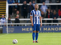 Nicky Featherstone of Hartlepool United is in action during the Vanarama National League match between Hartlepool United and FC Halifax Town...