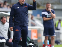 FC Halifax Town manager Chris Millington during the Vanarama National League match between Hartlepool United and FC Halifax Town at Victoria...