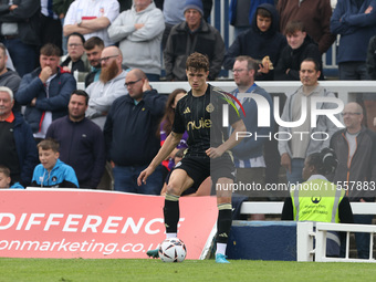 FC Halifax Town's Adam Senior is in action during the Vanarama National League match between Hartlepool United and FC Halifax Town at Victor...