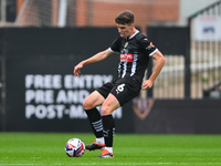 Jack Hinchy of Notts County is in action during the Sky Bet League 2 match between Notts County and Accrington Stanley at Meadow Lane in Not...