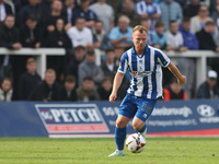 Adam Campbell of Hartlepool United during the Vanarama National League match between Hartlepool United and FC Halifax Town at Victoria Park...