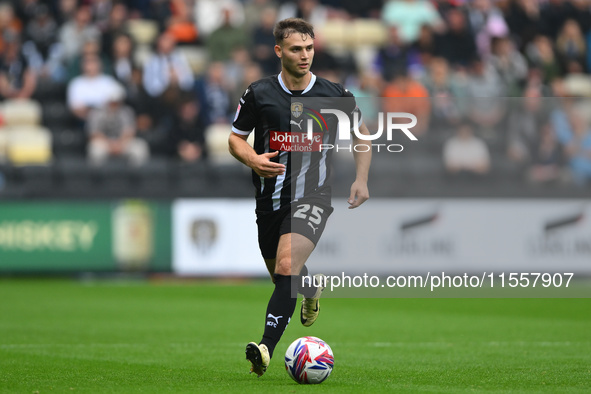 Nicholas Tsaroulla of Notts County during the Sky Bet League 2 match between Notts County and Accrington Stanley at Meadow Lane in Nottingha...