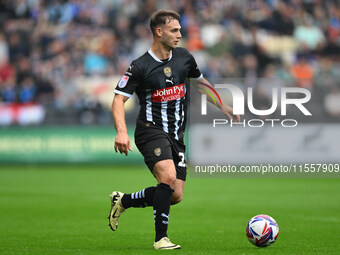 Nicholas Tsaroulla of Notts County during the Sky Bet League 2 match between Notts County and Accrington Stanley at Meadow Lane in Nottingha...