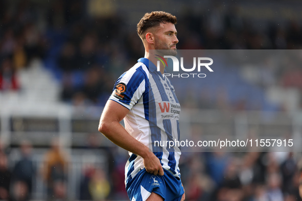 Hartlepool United's Gary Nadine during the Vanarama National League match between Hartlepool United and FC Halifax Town at Victoria Park in...