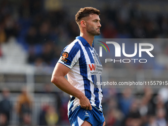 Hartlepool United's Gary Nadine during the Vanarama National League match between Hartlepool United and FC Halifax Town at Victoria Park in...