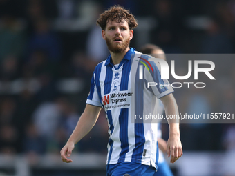 Hartlepool United's Anthony Mancini during the Vanarama National League match between Hartlepool United and FC Halifax Town at Victoria Park...