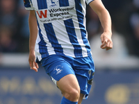 Hartlepool United's Joe Grey during the Vanarama National League match between Hartlepool United and FC Halifax Town at Victoria Park in Har...