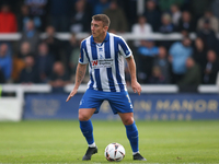 Hartlepool United's David Ferguson during the Vanarama National League match between Hartlepool United and FC Halifax Town at Victoria Park...