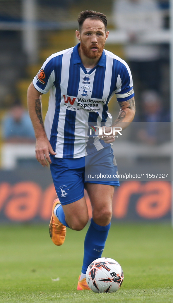 Hartlepool United's Tom Parkes during the Vanarama National League match between Hartlepool United and FC Halifax Town at Victoria Park in H...